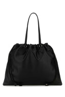 Jimmy Choo Black Nappa Leather Shopping Bag