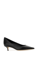 Jimmy Choo Black Leather Amelia Pumps