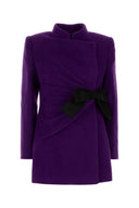 Valentino Garavani Purple Wool Blend Blazer