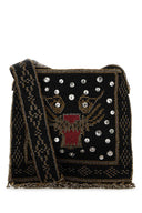 Valentino Garavani Embellished Fabric Crossbody Bag