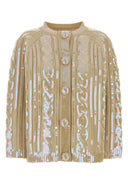 Valentino Garavani Beige Wool Cardigan