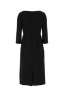 Valentino Garavani Black Wool Blend Dress