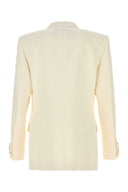 ヴァレンティノ ガラヴァーニ ホワイト ウール ブレザー