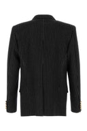 Valentino Garavani Embroidered Wool Blend Blazer