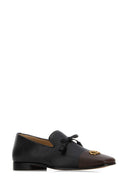 Valentino Garavani Two Tone Leather Babouchoes Loafers