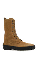 Tod's Camel Semsket vinterankelstøvler