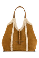 Tod's Ochre Suede Shopping Bag
