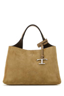 Tods Cappuccino-veske i semsket skinn