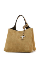 Tods Cappuccino-veske i semsket skinn