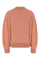 Le Kasha Salmon Cashmere Oversize Jackson Sweater