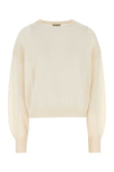 Le Kasha Modena-Pullover aus weißem Kaschmir