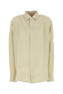 Le Kasha Embroidered Silk Oversize Songino Shirt
