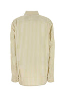 Le Kasha Embroidered Silk Oversize Songino Shirt