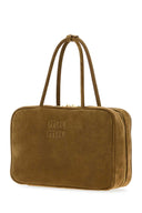 Miu Miu Beige Suede Handbag