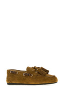 Miu Miu Khaki Suede Loafers