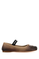 Miu Miu Multicolor Leather Ballerinas