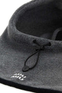 Miu Miu Dark Grey Polyester Balaclava