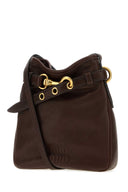 Miu Miu Chocolate Nappa Leather Crossbody Bag