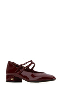 Miu Miu Burgundy skinnpumper