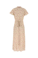 Miu Miu Printed Silk Dress