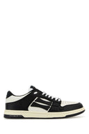 Zapatillas de skel de cuero de dos tonos amiri