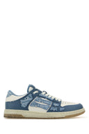 Amiri Tow Tone Leather Bandana Skel Sneakers