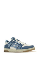 Amiri Tow Tone Leather Bandana Skel Sneakers