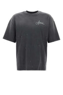 Amiri Dark Grey Stretch Cotton T Shirt