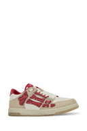 Amiri Tow Tone Leather Bandana Skel Sneakers