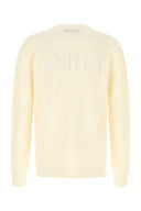 Amiri Cream Crochet Sweater