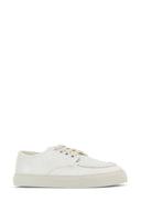 Prada White Canvas Sneakers