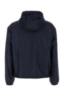 Prada marineblauw Re nylon gewatteerd jack
