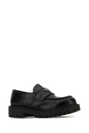 Schwarze Leder-Loafer von Prada