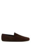 Braune Wildleder-Loafer von Prada