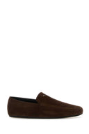 Braune Wildleder-Loafer von Prada
