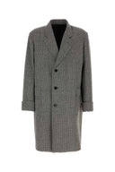 Prada Embroidered Wool Blend Coat