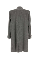 Prada Embroidered Wool Blend Coat