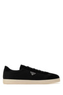 Prada Black Re Nylon And Suede Sneakers