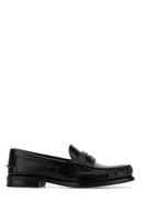 Mocasines Prada De Cuero Negro