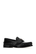 Mocasines Prada De Cuero Negro