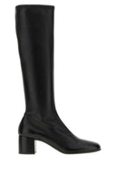 Schwarze Prada-Nappastiefel