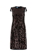 Prada Braunes Paillettenkleid
