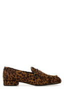 Prada Printed Calf Hair Loafers