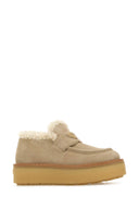 Prada Sand-Wildleder-Loafer