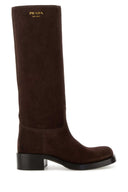 Prada Brown Suede Boots