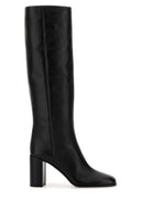 Prada schwarze Lederstiefel
