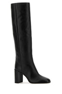 Prada schwarze Lederstiefel
