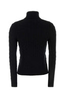 Polo Ralph Lauren Black Wool Blend Genser