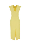 Givenchy gul Stretch Crepe-kjole
