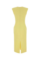 Givenchy gul Stretch Crepe-kjole